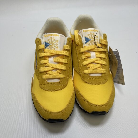 Reebok Classic AZ Women Running Casual Retro Shoes Yellow / Gold Size 7 US New - Picture 5 of 11